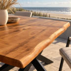 Boomstam tafel van 140 tot 300 cm — foto 4
