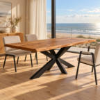 Boomstam tafel van 140 tot 300 cm — foto 5