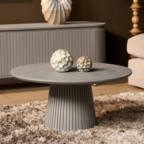 Salontafel in Taupe Mangohout — foto 1