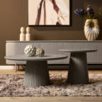 Salontafel in Taupe Mangohout — foto 2